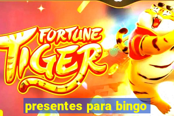 presentes para bingo